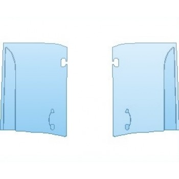 Precut PPF Kit – Clear Bra Paint Protection Film PAINT PROTECTION KIT - 2021 PORSCHE MACAN TURBO DOORS FRONT - PRECUT PPF CLEAR BRA WRAP