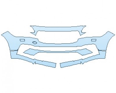 2023 VOLVO S90 R DESIGN BUMPER WITH WASHERS