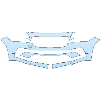 PAINT PROTECTION KIT - 2023 VOLVO S90 R DESIGN BUMPER - PRECUT PPF CLEAR BRA WRAP