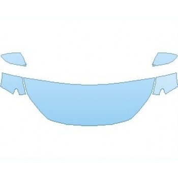 PAINT PROTECTION KIT - 2023 HONDA INSIGHT EX HOOD (NO WRAPPED EDGES) - PRECUT PPF CLEAR BRA WRAP