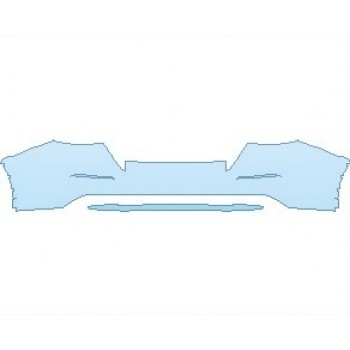 PAINT PROTECTION KIT - 2023 HONDA INSIGHT EX REAR BUMPER - PRECUT PPF CLEAR BRA WRAP