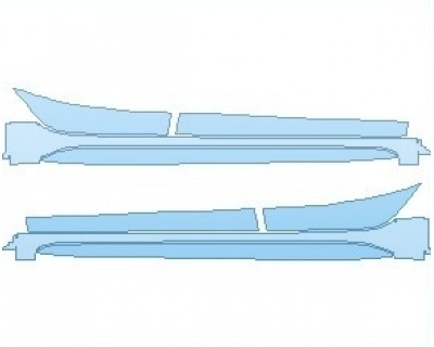 2024 KIA FORTE GT-LINE ROCKER PANELS - PRECUT PPF CLEAR BRA WRAP