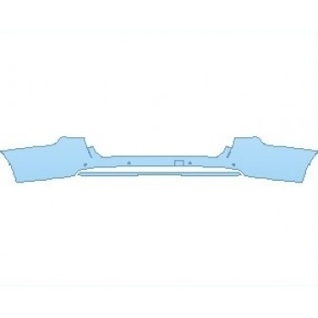 PAINT PROTECTION KIT - 2022 CHEVROLET TAHOE LT REAR BUMPER WITH SENSORS - PRECUT PPF CLEAR BRA WRAP