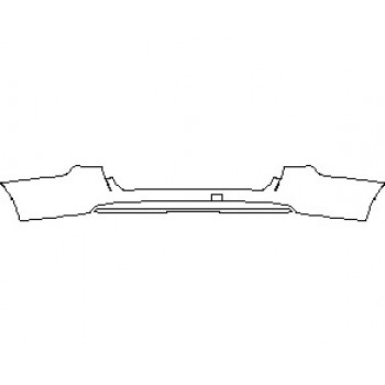 2022 CHEVROLET TAHOE HIGH COUNTRY REAR BUMPER