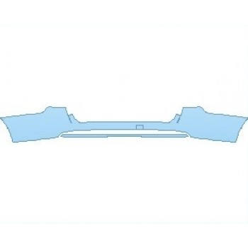 PAINT PROTECTION KIT - 2022 CHEVROLET TAHOE LT REAR BUMPER - PRECUT PPF CLEAR BRA WRAP