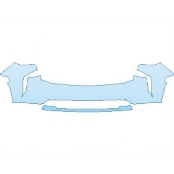 PAINT PROTECTION KIT - 2022 CHEVROLET TAHOE HIGH COUNTRY BUMPER - PRECUT PPF CLEAR BRA WRAP