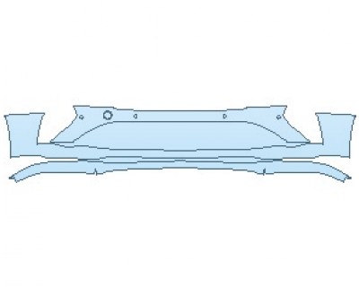 2022 BENTLEY CONTINENTAL GT SPEED CONVERTIBLE BUMPER WITH SENSORS