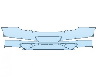 2023 BENTLEY CONTINENTAL GT SPEED CONVERTIBLE REAR BUMPER WITH SENSORS