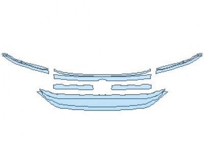 2024 VOLKSWAGEN ATLAS SEL R-LINE GRILLE