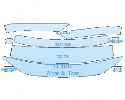 2024 VOLKSWAGEN ATLAS SEL R-LINE COMMON WEAR AREA KIT