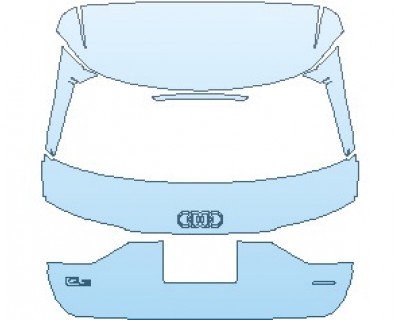 PAINT PROTECTION KIT - 2025 AUDI Q3 PREMIUM REAR HATCH WITH Q3 & QUATTRO EMBLEMS - PRECUT PPF CLEAR BRA WRAP