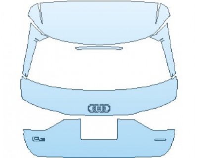 2021 AUDI Q3 PREMIUM REAR HATCH WITH Q3 AND QUATTRO EMBLEMS