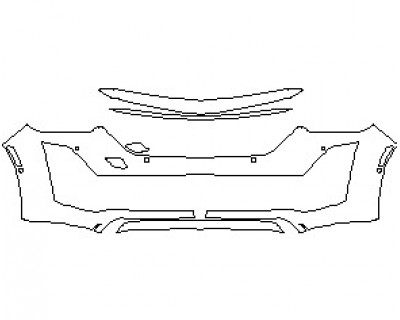 2023 CADILLAC CT5 LUXURY BUMPER WITH SENSORS