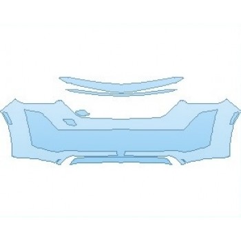 PAINT PROTECTION KIT - 2024 CADILLAC CT5 LUXURY BUMPER - PRECUT PPF CLEAR BRA WRAP