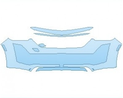 PAINT PROTECTION KIT - 2024 CADILLAC CT5 LUXURY BUMPER - PRECUT PPF CLEAR BRA WRAP