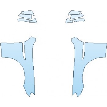 Precut PPF Kit – Clear Bra Paint Protection Film PAINT PROTECTION KIT - 2019 BMW 6 SERIES M-SPORT COUPE FULL FENDER NO WRAPPED EDGES - PRECUT PPF CLEAR BRA WRAP