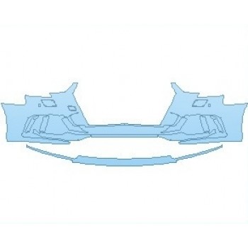 Precut PPF Kit – Clear Bra Paint Protection Film PAINT PROTECTION KIT - 2020 AUDI RS3 SPYDER BUMPER WITH WASHERS AND SENSORS - INVISIBLEMASK - 3M PAINT PROTECTION