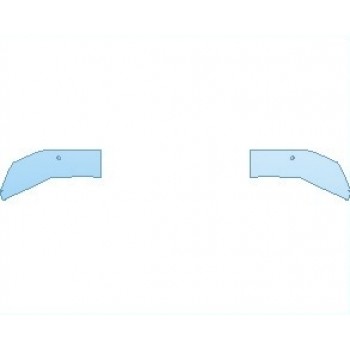 PAINT PROTECTION KIT - 2024 TOYOTA TUNDRA TRD PRO REAR BUMPER WITH SENSORS - PRECUT PPF CLEAR BRA WRAP