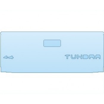 2023 TOYOTA TUNDRA SR5 WITH TRD HOOD SCOOP TAIL GATE WITH 4X4 EMBLEM - PRECUT PPF CLEAR BRA WRAP