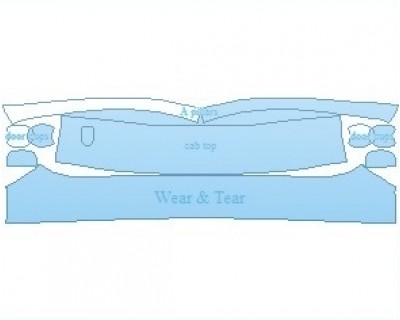2024 TOYOTA TUNDRA TRD PRO COMMON WEAR AREA KIT - PRECUT PPF CLEAR BRA WRAP