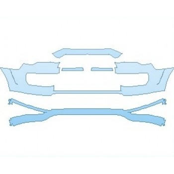 PAINT PROTECTION KIT - 2021 TOYOTA 4RUNNER NIGHTSHADE SPECIAL EDITION BUMPER - PRECUT PPF CLEAR BRA WRAP