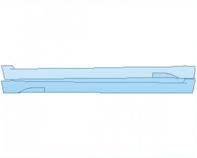 PAINT PROTECTION KIT - 2021 TOYOTA 4RUNNER NIGHTSHADE SPECIAL EDITION ROCKER PANELS - PRECUT PPF CLEAR BRA WRAP