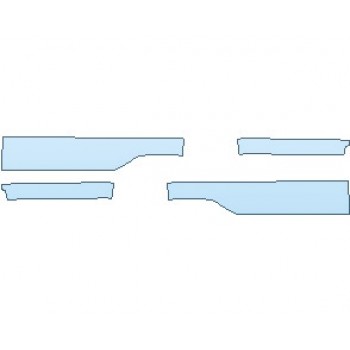 PAINT PROTECTION KIT - 2020 CHEVROLET SILVERADO 1500 LD WT ROCKER PANELS LONG BOX - PRECUT PPF CLEAR BRA WRAP