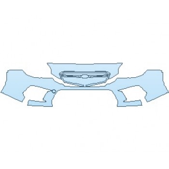 PAINT PROTECTION KIT - 2021 SUBARU WRX STI TYPE RA BUMPER - PRECUT PPF CLEAR BRA WRAP