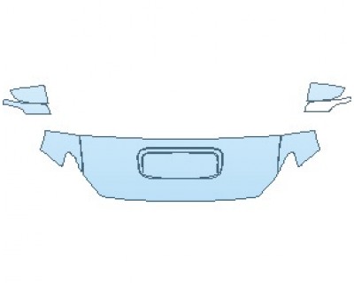 PAINT PROTECTION KIT - 2021 SUBARU WRX STI HOOD (NO WRAPPED EDGES) - PRECUT PPF CLEAR BRA WRAP