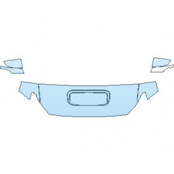 PAINT PROTECTION KIT - 2021 SUBARU WRX PREMIUM HOOD (WRAPPED EDGES) - PRECUT PPF CLEAR BRA WRAP