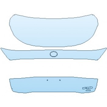 PAINT PROTECTION KIT - 2024 LEXUS IS 300 REAR HATCH WITH IS 300 OR 350 & AWD EMBLEM - PRECUT PPF CLEAR BRA WRAP