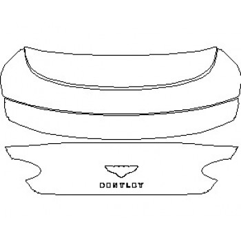 2021 BENTLEY CONTINENTAL GT COUPE REAR DECK LID