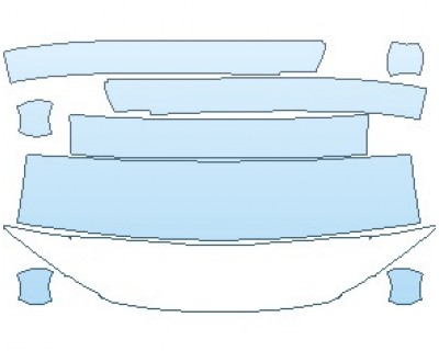 PAINT PROTECTION KIT - 2025 NISSAN VERSA SR COMMON WEAR AREA KIT - PRECUT PPF CLEAR BRA WRAP