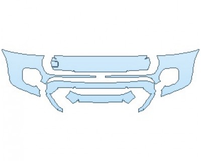 PAINT PROTECTION KIT - 2020 MINI HARDTOP JCW 2 DOOR BUMPER - INVISIBLEMASK - 3M PAINT PROTECTION