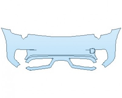 PAINT PROTECTION KIT - 2020 MINI HARDTOP JCW 2 DOOR REAR BUMPER - INVISIBLEMASK - 3M PAINT PROTECTION