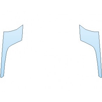 PAINT PROTECTION KIT - 2022 AUDI R8 V10 SPYDER REAR QUARTER PANELS LOWER - PRECUT PPF CLEAR BRA WRAP