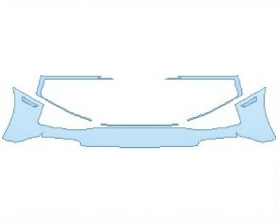 PAINT PROTECTION KIT - 2020 AUDI R8 V10 SPYDER REAR BUMPER - INVISIBLEMASK - 3M PAINT PROTECTION