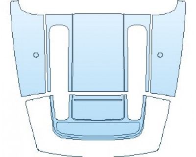 PAINT PROTECTION KIT - 2020 AUDI R8 V10 SPYDER ENGINE COVER - INVISIBLEMASK - 3M PAINT PROTECTION