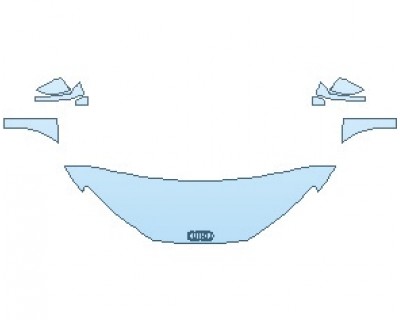 PAINT PROTECTION KIT - 2020 AUDI R8 V10 SPYDER HOOD - INVISIBLEMASK - 3M PAINT PROTECTION