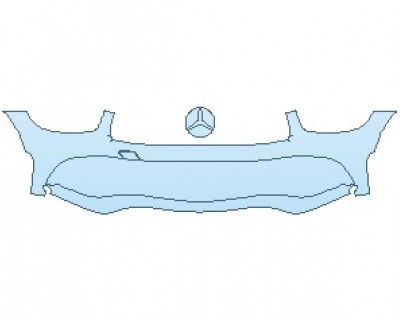 PAINT PROTECTION KIT - 2021 MERCEDES GLC CLASS AMG GLC 43 COUPE BUMPER - PRECUT PPF CLEAR BRA WRAP