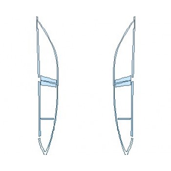 PAINT PROTECTION KIT - 2023 MERCEDES GLC CLASS AMG GLC 43 COUPE WINDOW TRIM - PRECUT PPF CLEAR BRA WRAP