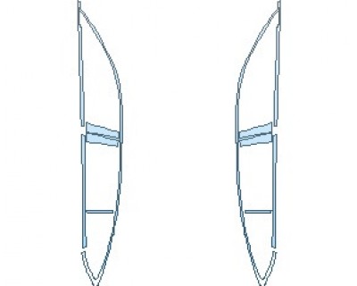 PAINT PROTECTION KIT - 2021 MERCEDES GLC CLASS AMG GLC 43 COUPE WINDOW TRIM - PRECUT PPF CLEAR BRA WRAP