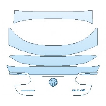 Precut PPF Kit – Clear Bra Paint Protection Film PAINT PROTECTION KIT - 2021 MERCEDES GLC CLASS AMG GLC 43 COUPE REAR HATCH WITH AMG AND GLC43 EMBLEMS - PRECUT PPF CLEAR BRA WRAP