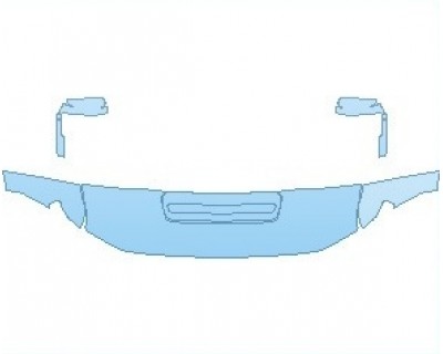 PAINT PROTECTION KIT - 2023 CHEVROLET SILVERADO HD LTZ HOOD (WRAPPED EDGES) - PRECUT PPF CLEAR BRA WRAP