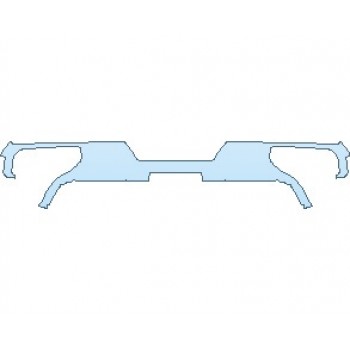 2023 CHEVROLET SILVERADO HD LT REAR BUMPER