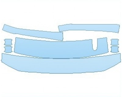 PAINT PROTECTION KIT - 2023 CHEVROLET SILVERADO HD LTZ COMMON WEAR AREA KIT WITH ANTENNA - PRECUT PPF CLEAR BRA WRAP