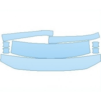 PAINT PROTECTION KIT - 2022 CHEVROLET SILVERADO HD WT COMMON WEAR AREA KIT - PRECUT PPF CLEAR BRA WRAP