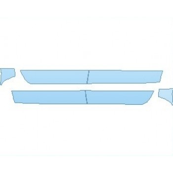 PAINT PROTECTION KIT - 2022 CHEVROLET SILVERADO HD CUSTOM DOORS LOWER CREW CAB - PRECUT PPF CLEAR BRA WRAP