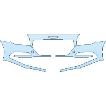 PAINT PROTECTION KIT - 2020 GENESIS G80 3.8 ULTIMATE BUMPER KIT - PRECUT PPF CLEAR BRA WRAP