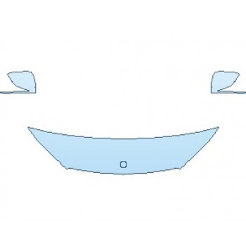 Precut PPF Kit – Clear Bra Paint Protection Film PAINT PROTECTION KIT - 2023 MERCEDES GLS MAYBACH HOOD 18 INCH (NO WRAPPED EDGES) - PRECUT PPF CLEAR BRA WRAP